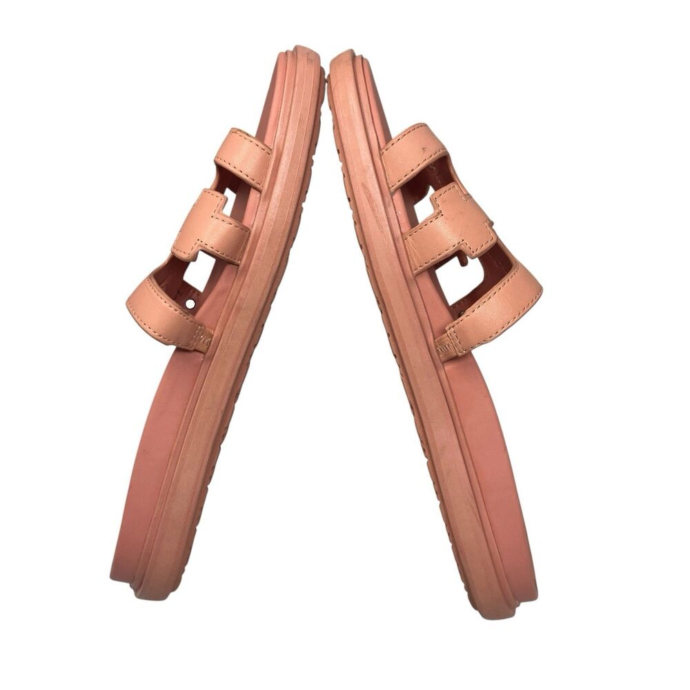 Sam Edelman Slide Sandals Womens 11 Pink Resort Valeri Coastal Beach Resortwear - Picture 12 of 14
